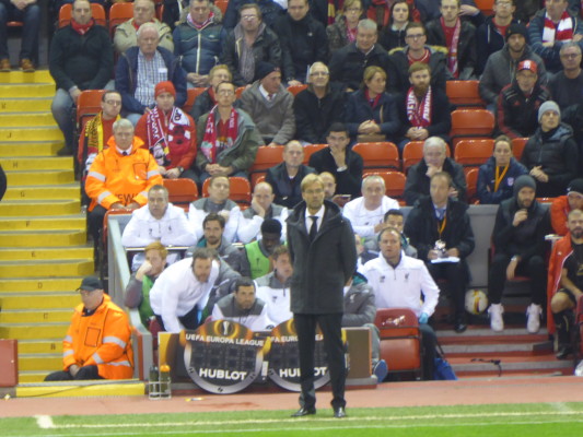 Jurgen Klopp On Anfield sideline