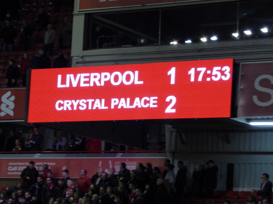 Liverpool 1 - Palace 2