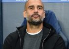 Pep Guardiola Sat In The Dugout
